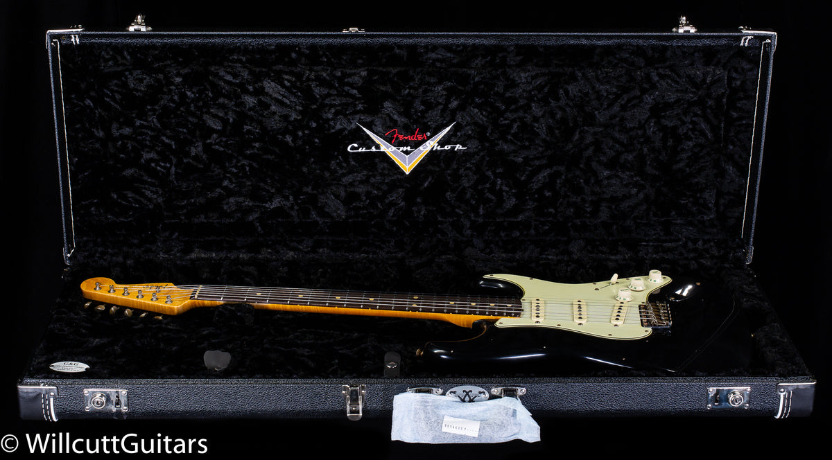 Fender Custom Shop Willcutt True &#39;62 Stratocaster Journeyman Relic Black Large C