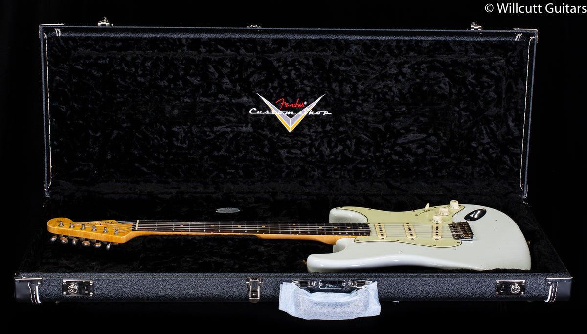 Fender Custom Shop Willcutt True '62 Stratocaster Journeyman Relic Olympic White 57 V