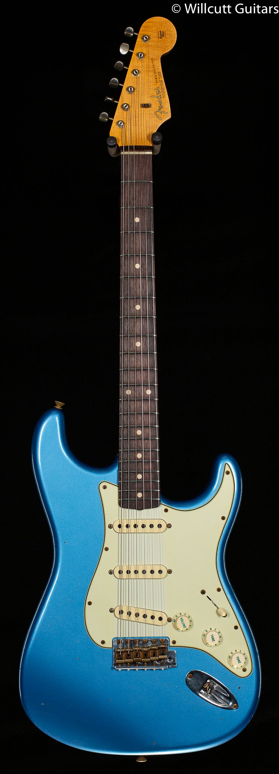 Fender Custom Shop Willcutt True &#39;62 Stratocaster Journeyman Relic Lake Placid Blue 59 C (327)