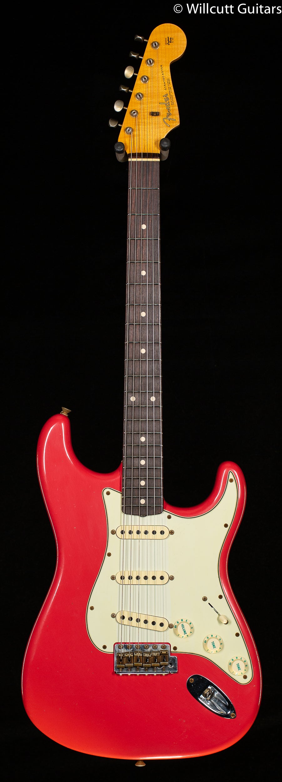 Fender Custom Shop Willcutt True &#39;62 Stratocaster Journeyman Relic Fiesta Red Large C