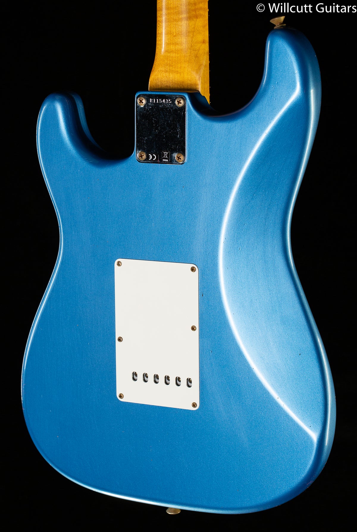 Fender Custom Shop Willcutt True '62 Stratocaster Journeyman Relic Lake Placid Blue Large C (435)