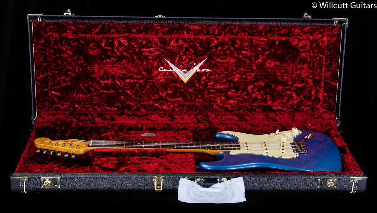 Fender Custom Shop Willcutt True '62 Stratocaster Journeyman Relic Lake Placid Blue Large C (435)