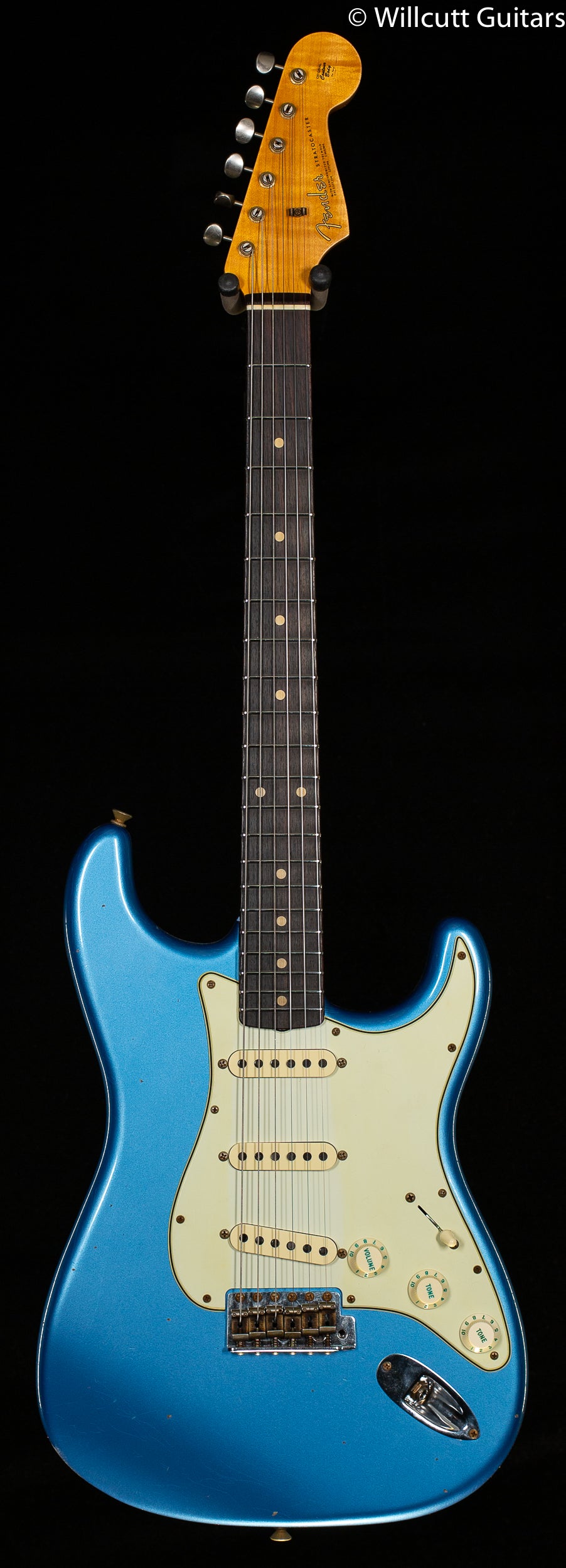 Fender Custom Shop Willcutt True &#39;62 Stratocaster Journeyman Relic Lake Placid Blue 60s Oval C