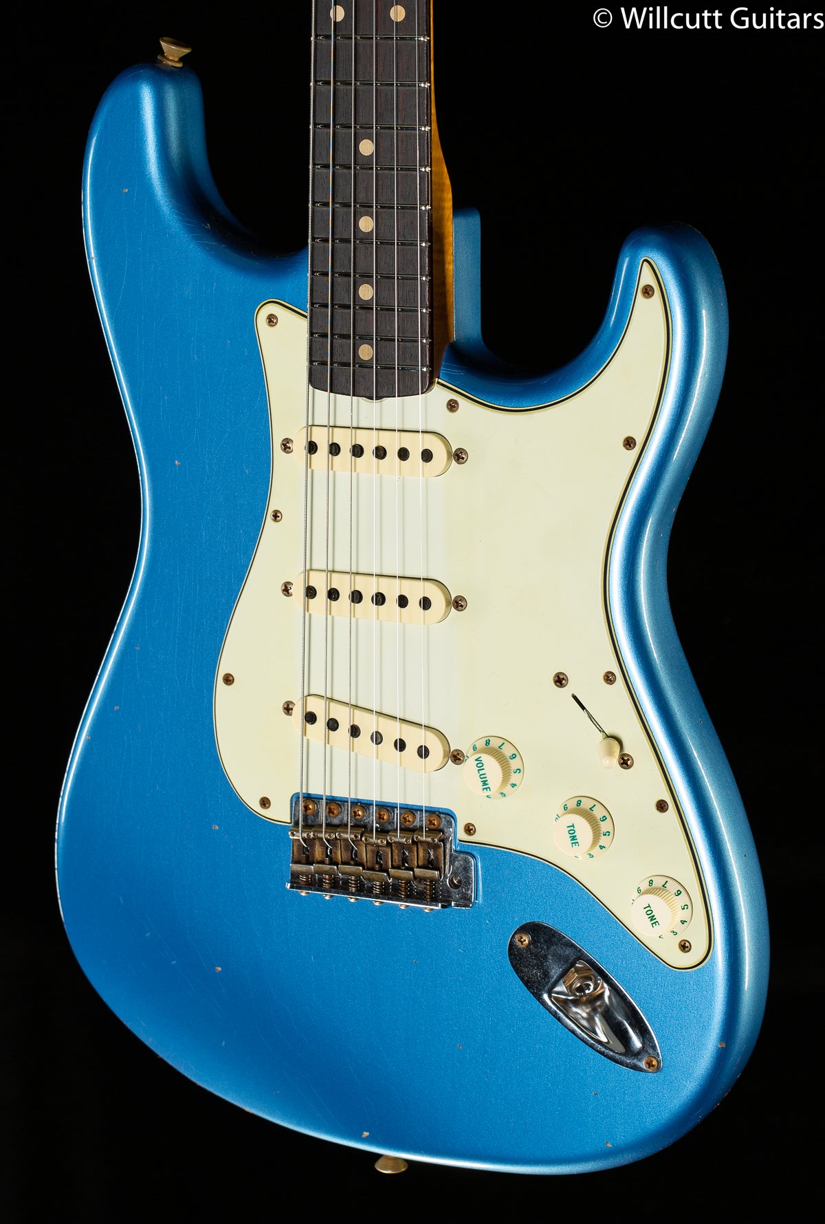 Fender Custom Shop Willcutt True &#39;62 Stratocaster Journeyman Relic Lake Placid Blue 60s Oval C