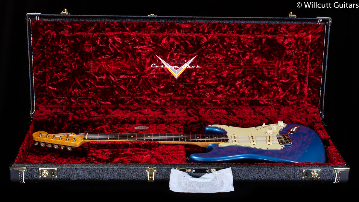 Fender Custom Shop Willcutt True &#39;62 Stratocaster Journeyman Relic Lake Placid Blue 60s Oval C