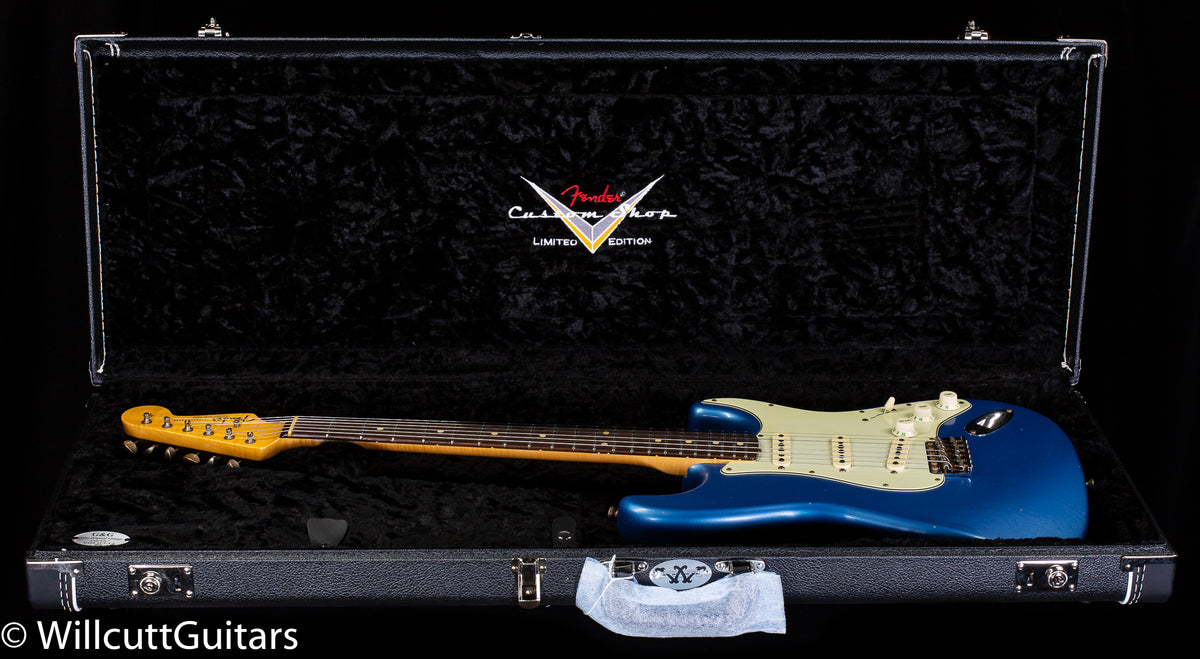 Fender Custom Shop Willcutt True &#39;62 Stratocaster Journeyman Relic Lake Placid Blue 57 V