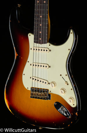 Fender Custom Shop "The 63" 1963 Stratocaster Relic 3-Tone Sunburst 65 C