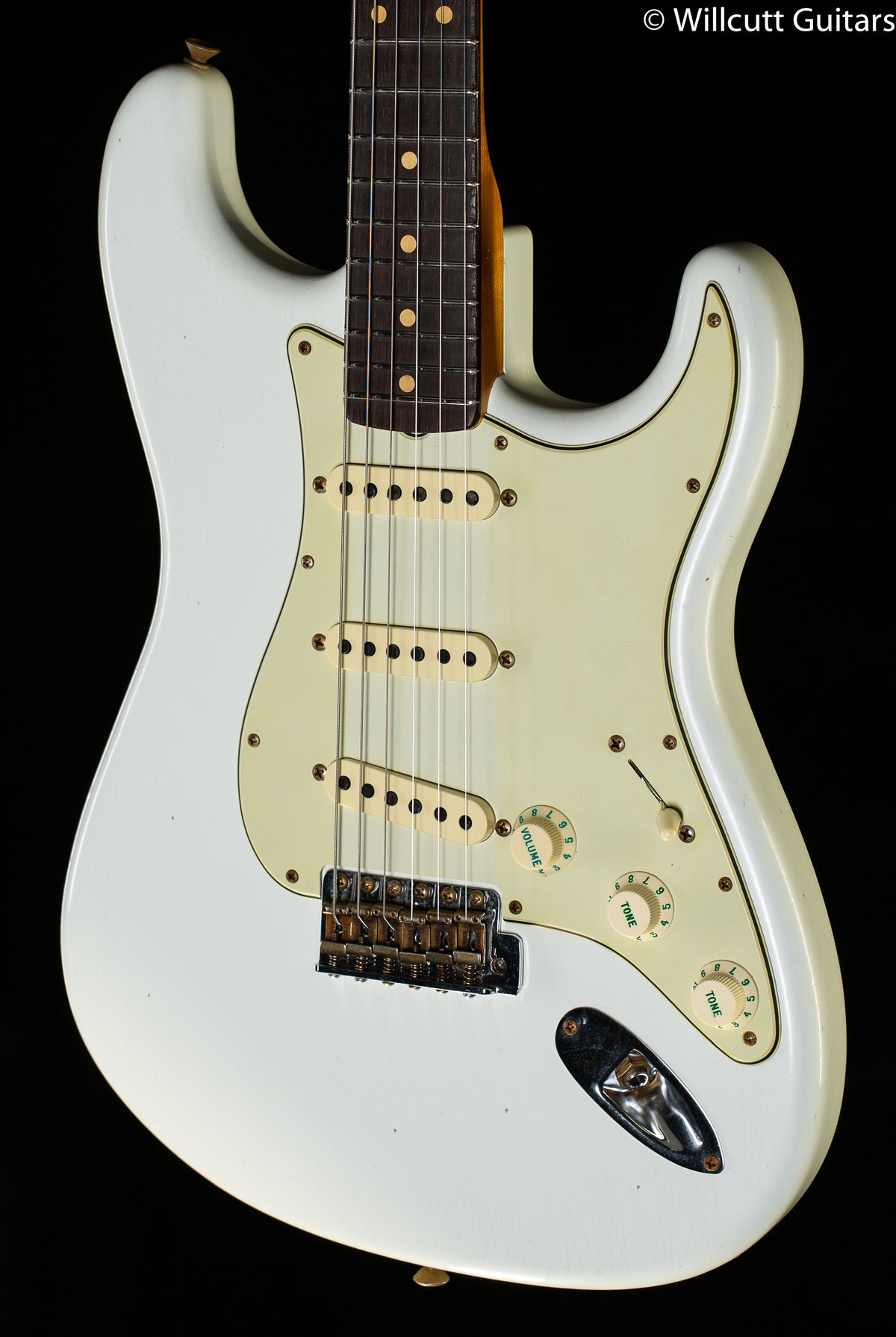 Fender Custom Shop Willcutt True '62 Stratocaster Journeyman Relic Olympic White 59 C