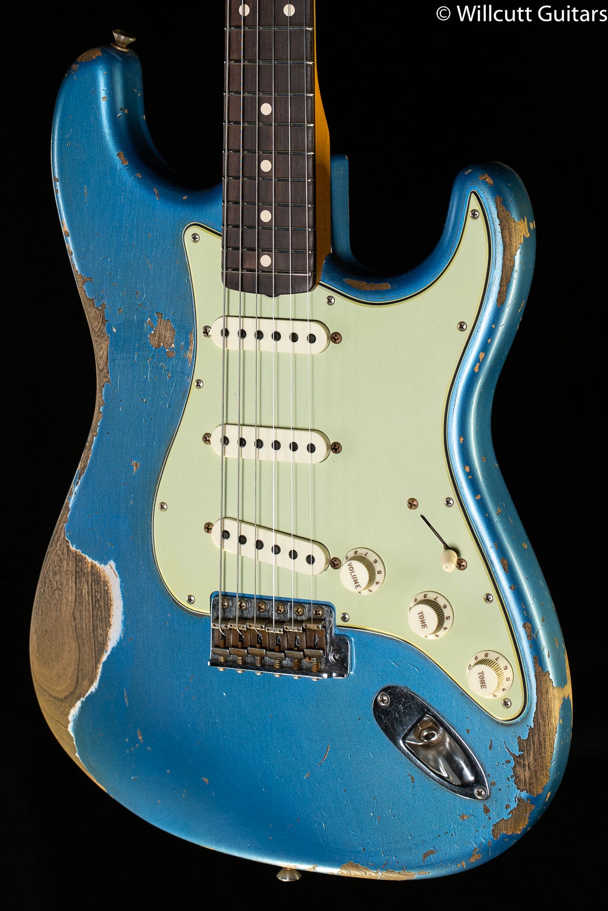 Fender Custom Shop Masterbuilt Ron Thorn 1962 Stratocaster Heavy Relic Lake Placid Blue (794)