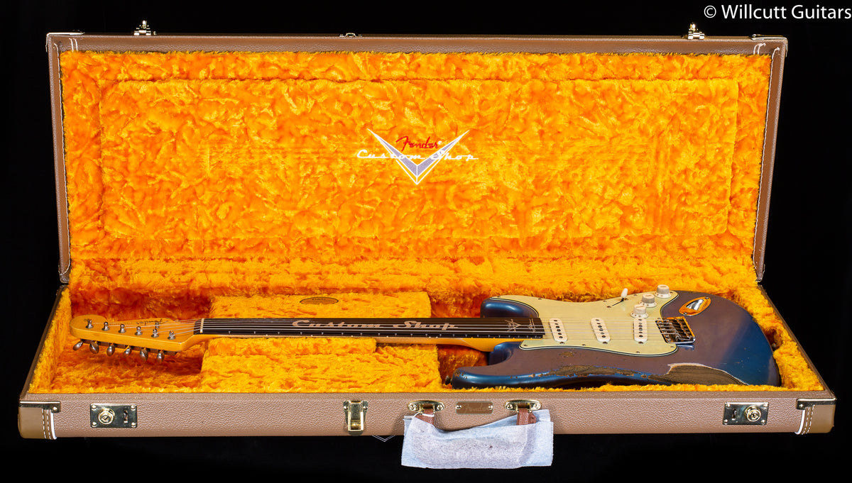 Fender Custom Shop Masterbuilt Ron Thorn 1962 Stratocaster Heavy Relic Lake Placid Blue (794)