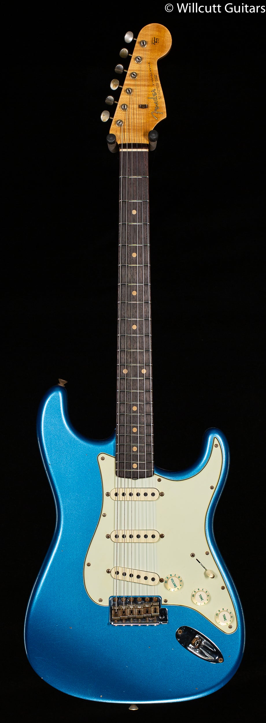 Fender Custom Shop Willcutt True &#39;62 Stratocaster Journeyman Relic Lake Placid Blue Large C