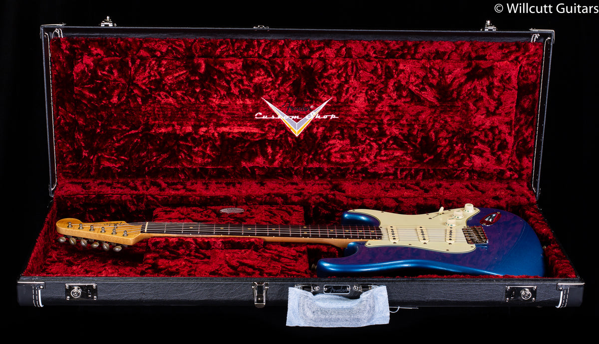 Fender Custom Shop Willcutt True &#39;62 Stratocaster Journeyman Relic Lake Placid Blue Large C