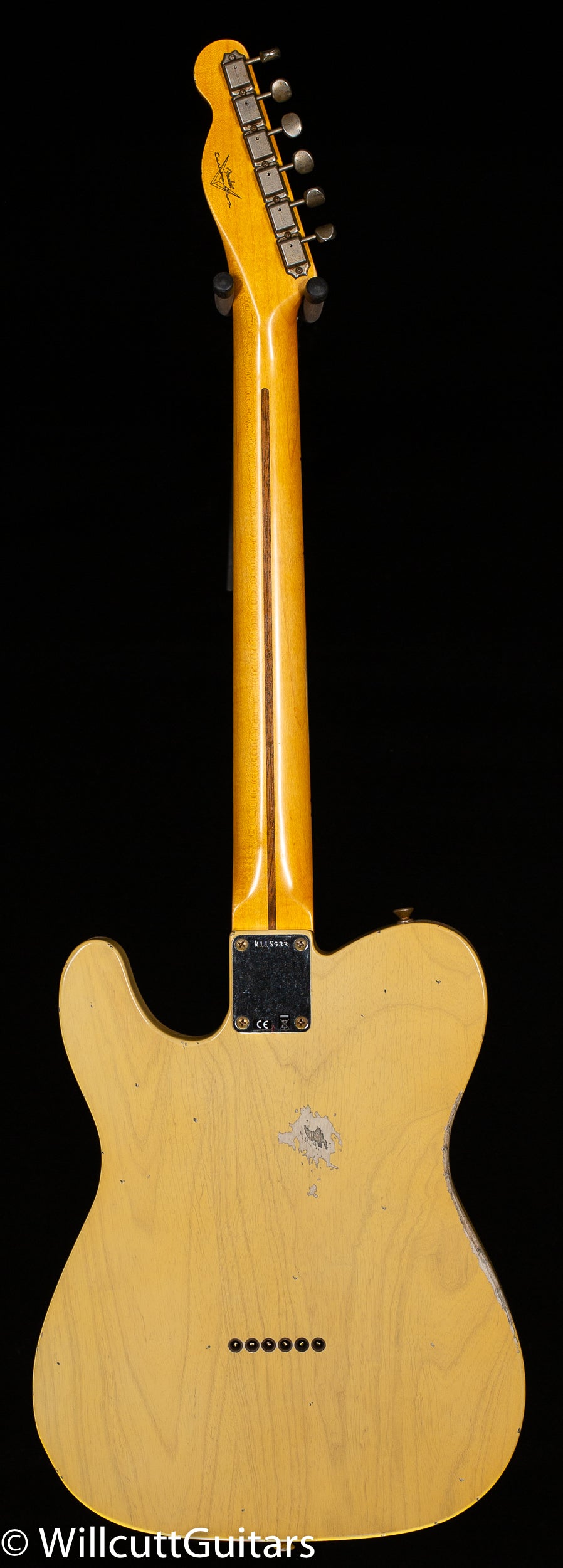 Fender Custom Shop 4/54 Blackguard Tele Blonde Willcutt Limited 57 Soft "V"