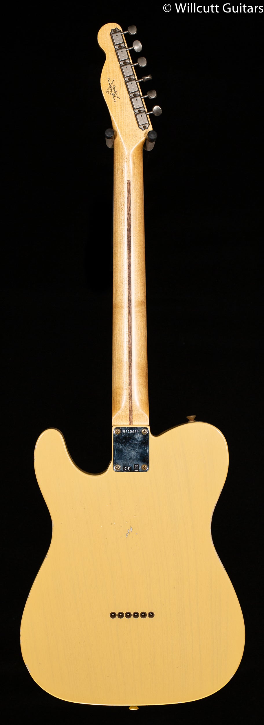 Fender Custom Shop 4/54 Blackguard Tele Blonde Willcutt Limited 57 Soft "V"