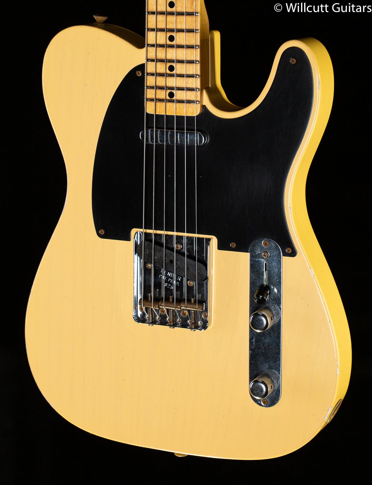 Fender Custom Shop 4/54 Blackguard Tele Blonde Willcutt Limited 57 Soft "V"