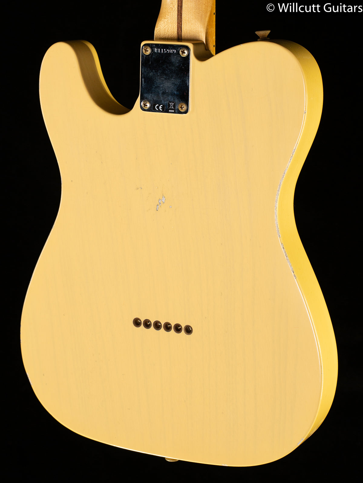 Fender Custom Shop 4/54 Blackguard Tele Blonde Willcutt Limited 57 Soft "V"