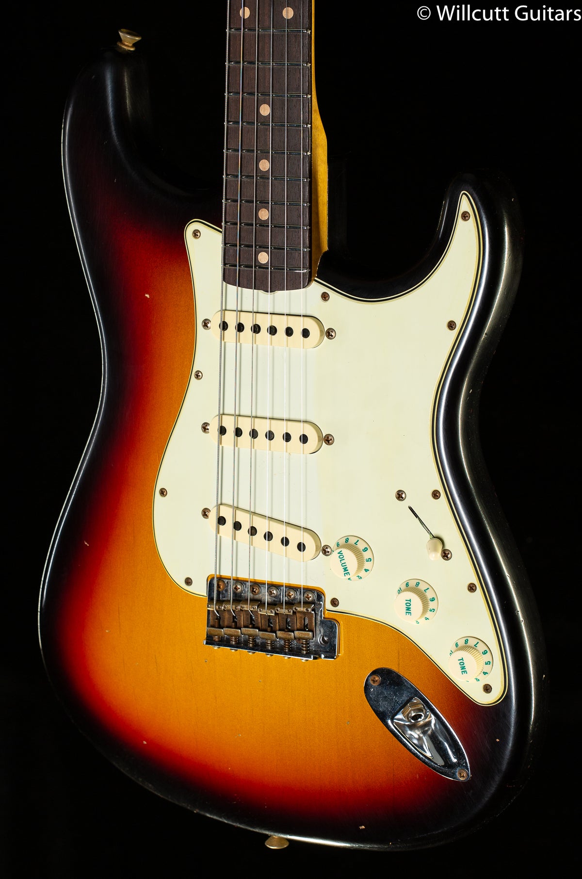 Fender Custom Shop Willcutt True &#39;62 Stratocaster Journeyman Relic 3-Color Sunburst Large C