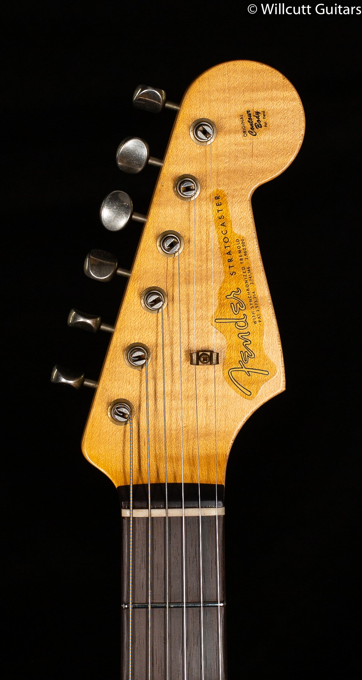 Fender Custom Shop WILLCUTT TRUE '62 STRAT Journeyman Relic 59C 3-Color Sunburst Masterbuilt Greg Fessler