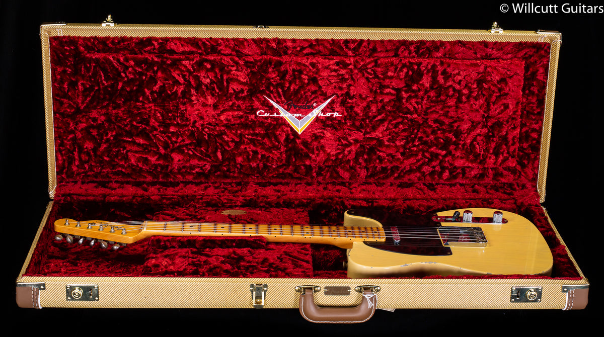 Fender Custom Shop 4/54 Blackguard Tele Blonde Willcutt Limited Original Neck Carve