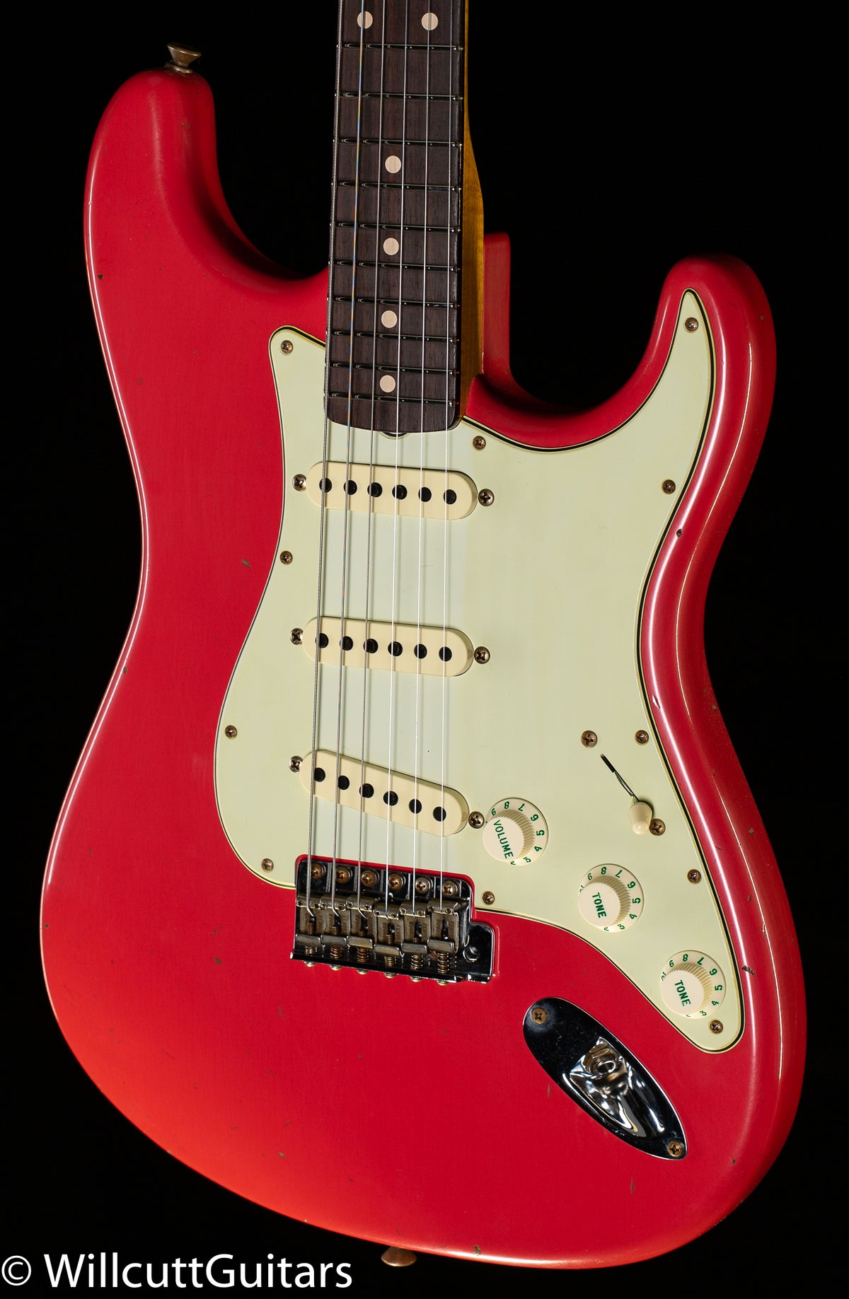Fender Custom Shop Willcutt True &#39;62 Stratocaster Journeyman Relic Fiesta Red &#39;59 C