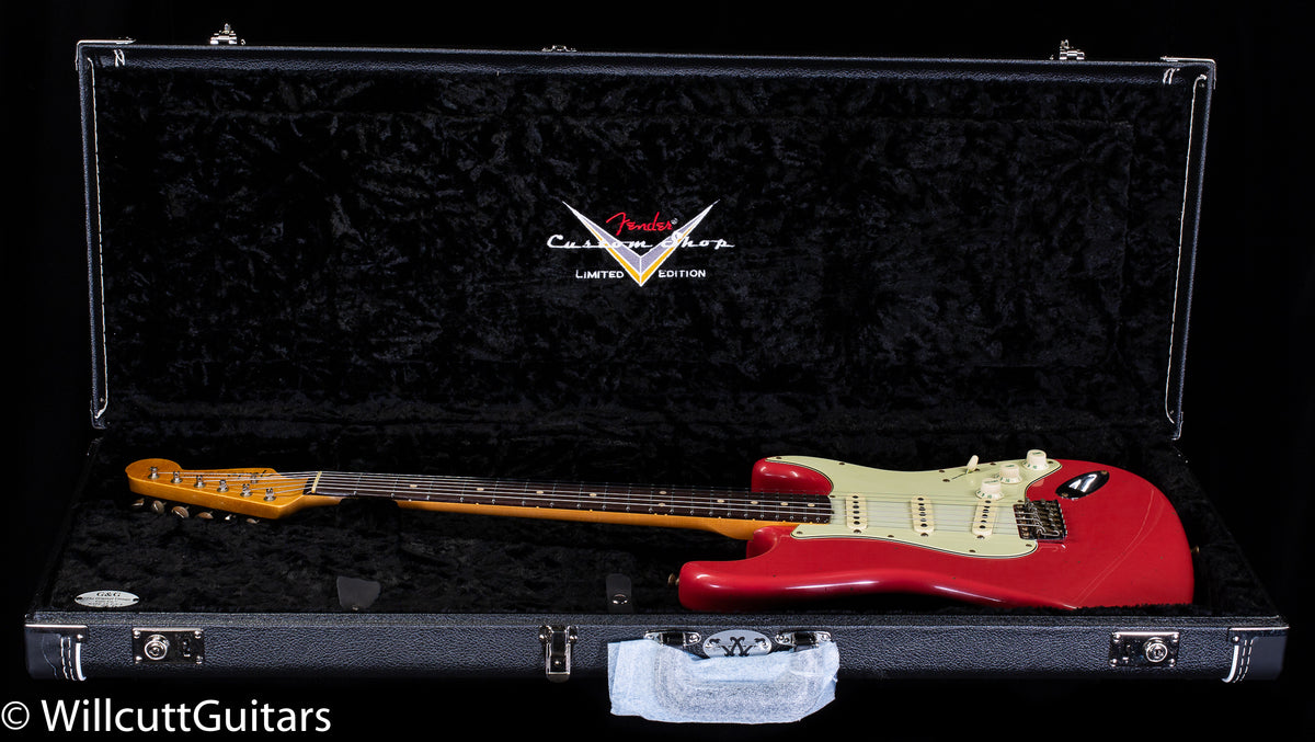 Fender Custom Shop Willcutt True &#39;62 Stratocaster Journeyman Relic Fiesta Red &#39;59 C