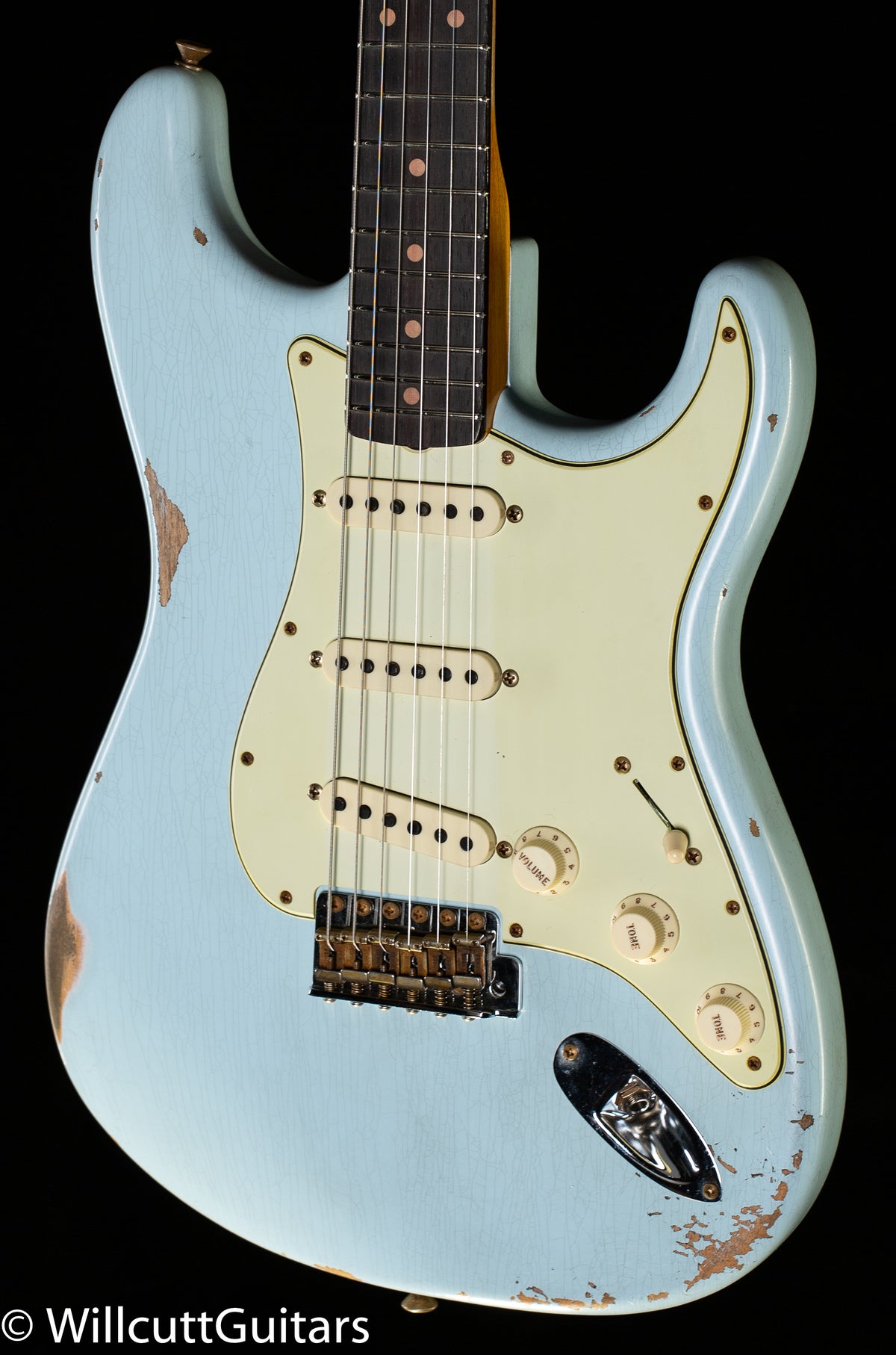 Fender Custom Shop &quot;The 63&quot; 1963 Stratocaster Relic Sonic Blue Large C