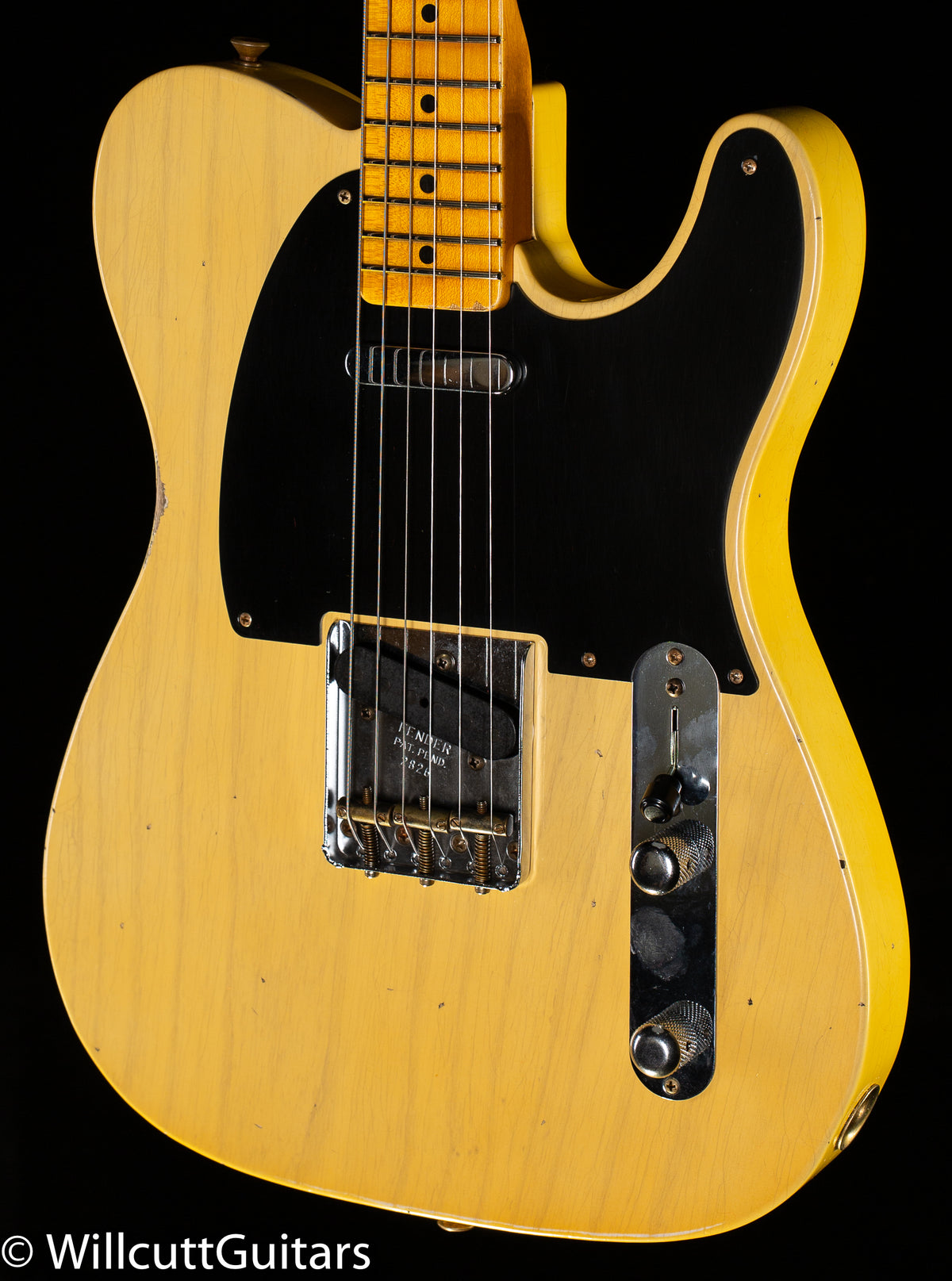 Fender Custom Shop 4/54 Blackguard Tele Blonde Willcutt Limited 57 Soft "V"