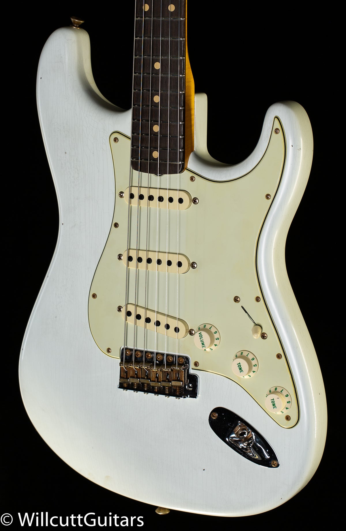 Fender Custom Shop Willcutt True '62 Stratocaster Journeyman Relic Olympic White 57 V