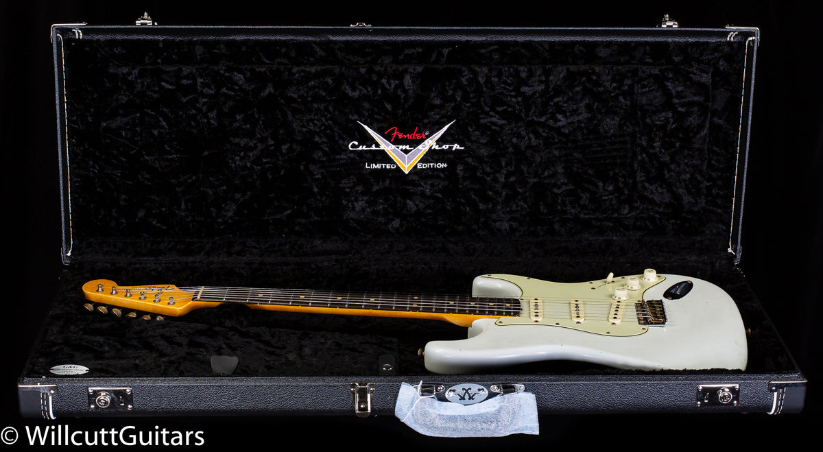 Fender Custom Shop Willcutt True '62 Stratocaster Journeyman Relic Olympic White 57 V