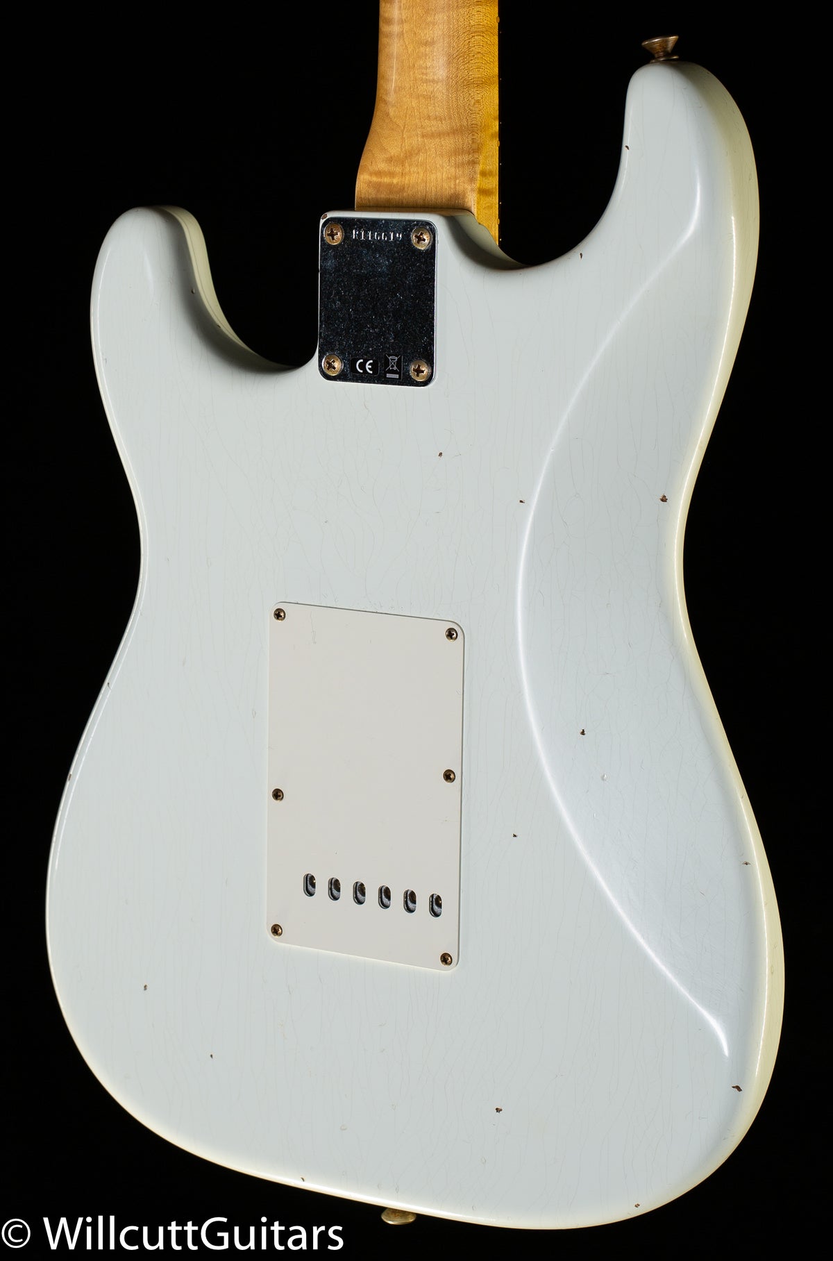Fender Custom Shop Willcutt True '62 Stratocaster Journeyman Relic Olympic White 60s Oval C