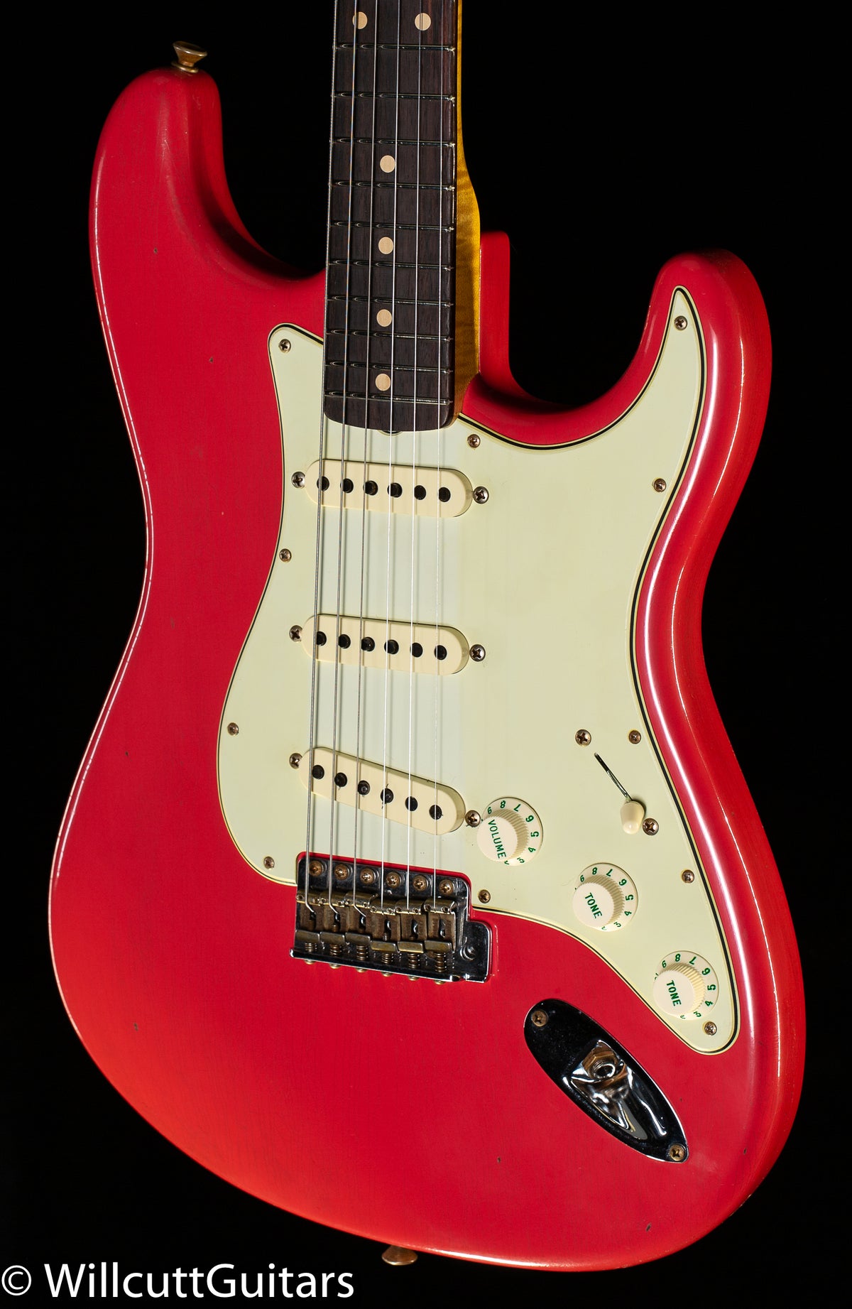 Fender Custom Shop Willcutt True &#39;62 Stratocaster Journeyman Relic Fiesta Red &#39;59 C