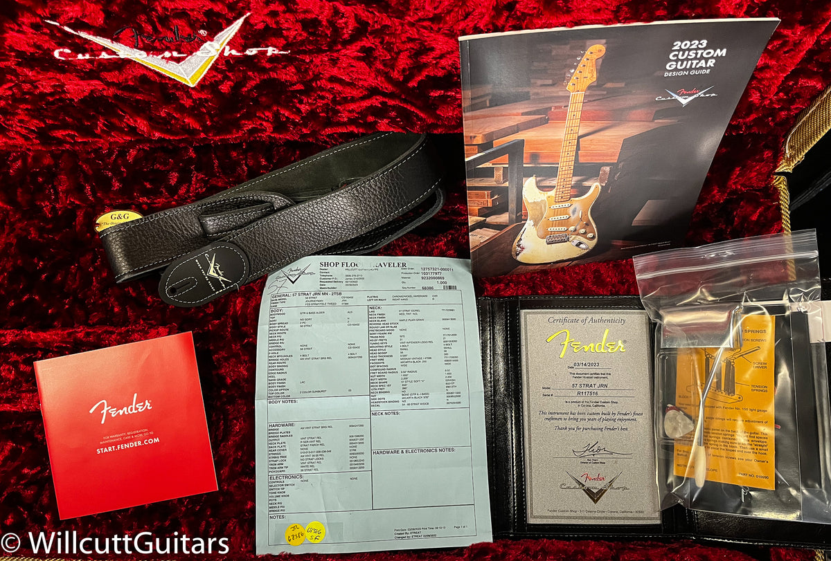 Fender Custom Shop 1957 Stratocaster Journeyman Relic 2-Tone Sunburst (516)