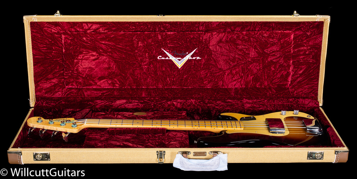 Fender Custom Shop Vintage Custom 1957 Precision Bass Time Capsule Package Wide-Fade 2-Color Sunburst (758)