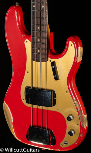 Fender Custom Shop 1959 Precision Bass Heavy Relic Fiesta Red (872)