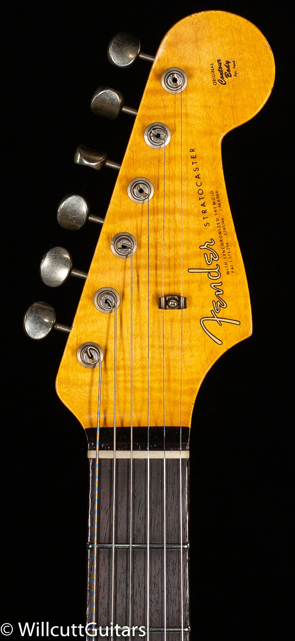 Fender Custom Shop Willcutt True '62 Stratocaster Journeyman Relic Black 60s Oval C (885)