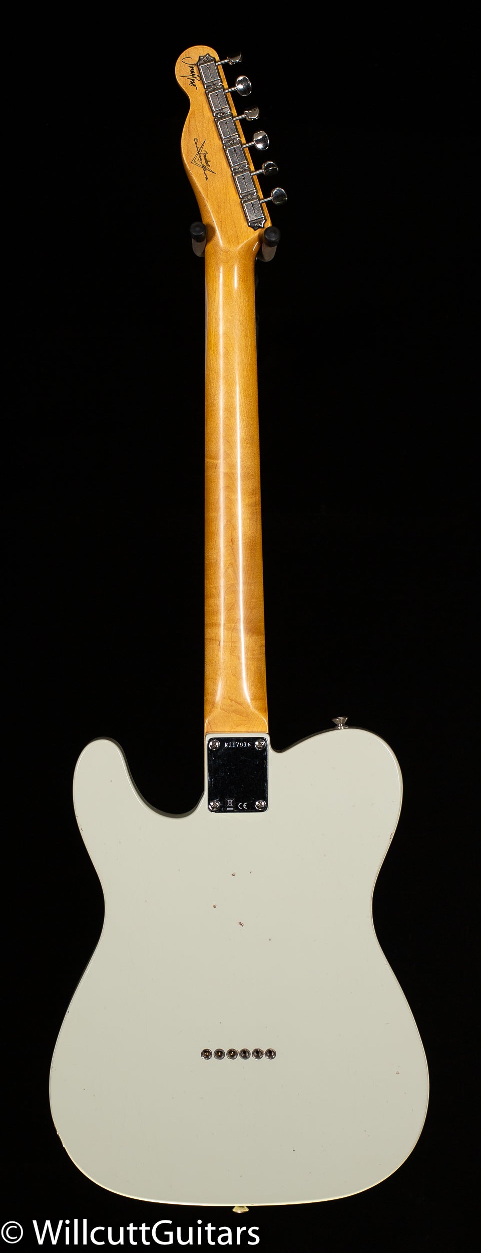 Fender Custom Shop Jimmy Page Signature Telecaster Journeyman Relic Rosewood Fingerboard White Blonde (916)