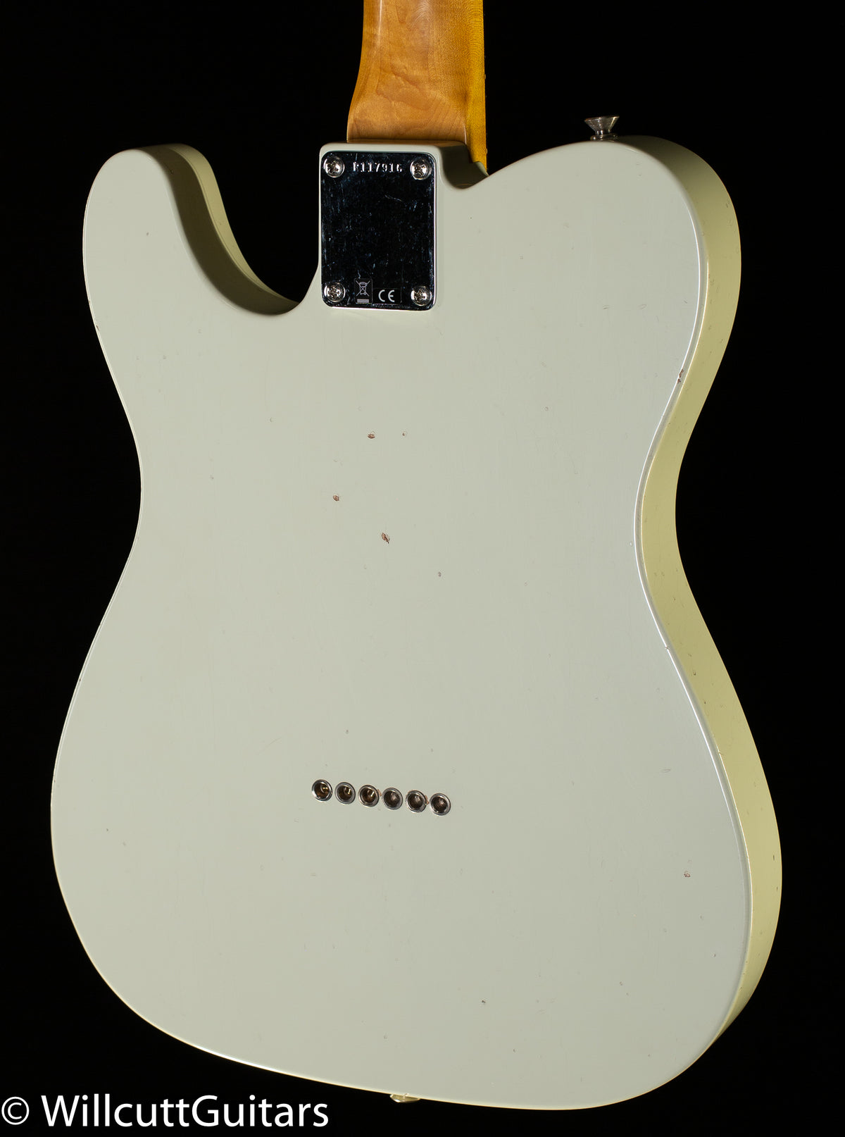 Fender Custom Shop Jimmy Page Signature Telecaster Journeyman Relic Rosewood Fingerboard White Blonde (916)