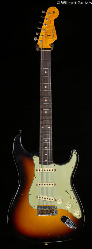 Fender Custom Shop Willcutt True '62 Stratocaster Journeyman Relic 3-Tone Sunburst Josephina Handwound 57 Soft V  (967)