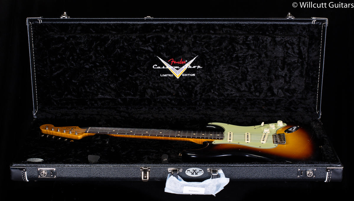 Fender Custom Shop Willcutt True '62 Stratocaster Journeyman Relic 3-Tone Sunburst Josephina Handwound 57 Soft V  (967)