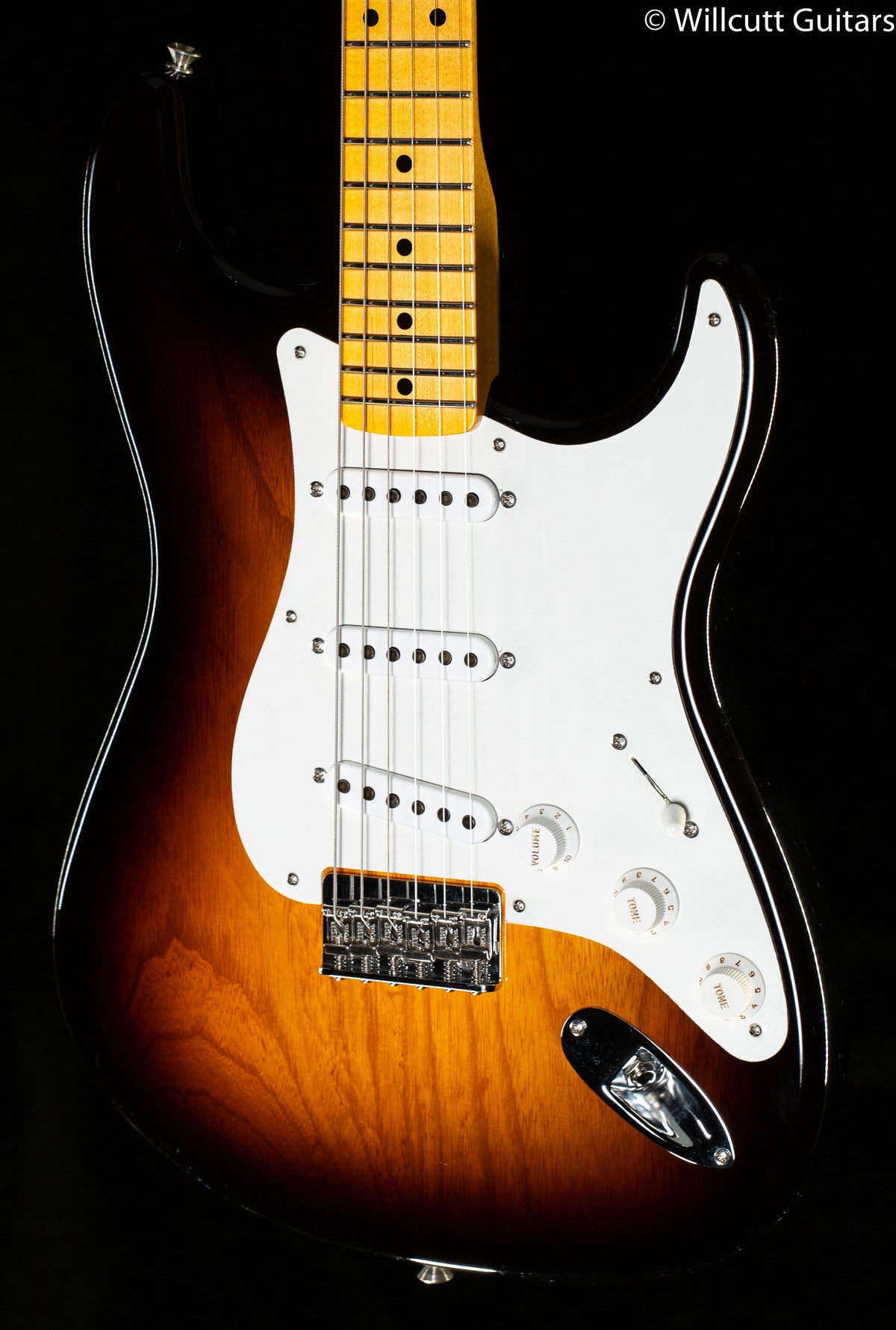 Fender Custom Shop Vintage Custom '55 Hardtail Strat Time Capsule Package Wide-Fade 2-Color Sunburst (153)