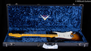 Fender Custom Shop Vintage Custom '55 Hardtail Strat Time Capsule Package Wide-Fade 2-Color Sunburst (153)