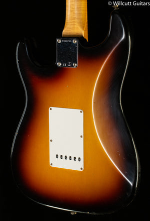Fender Custom Shop Willcutt True '62 Stratocaster Journeyman Relic 3-Tone Sunburst Josephina Handwound 57 Soft V (253)