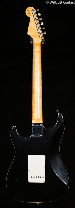 Fender Custom Shop Willcutt True '62 Stratocaster Journeyman Relic Black 60s Oval C