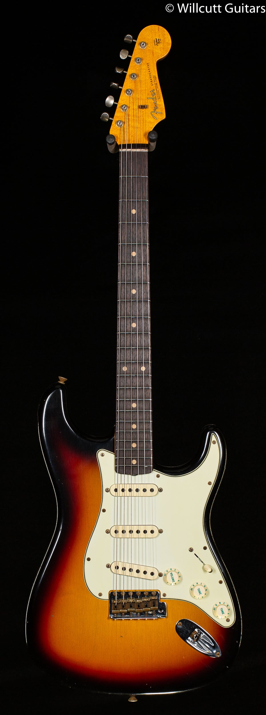 Fender Custom Shop Willcutt True &#39;62 Stratocaster Journeyman Relic 3-Tone Sunburst 60s Oval C