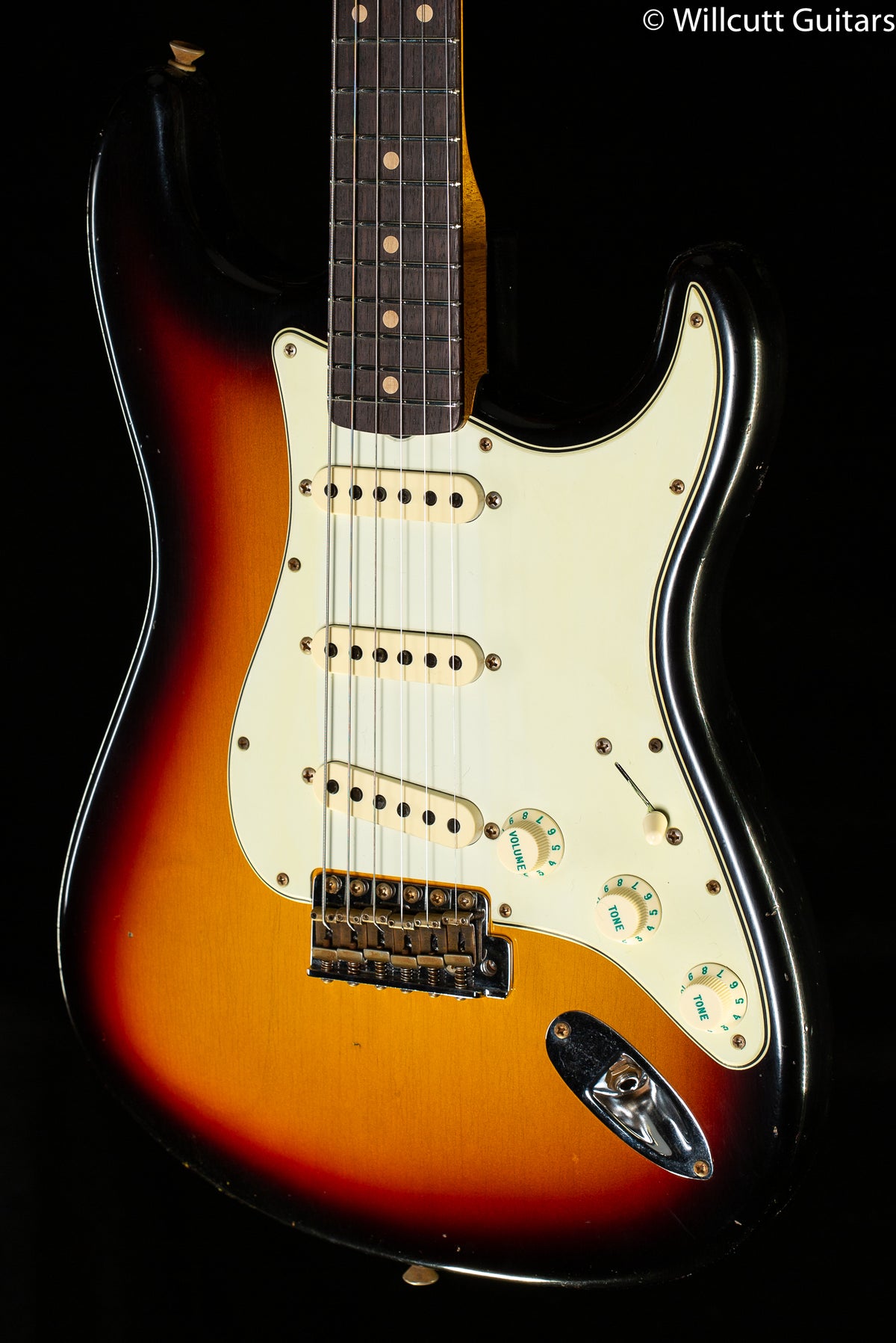 Fender Custom Shop Willcutt True &#39;62 Stratocaster Journeyman Relic 3-Tone Sunburst 60s Oval C