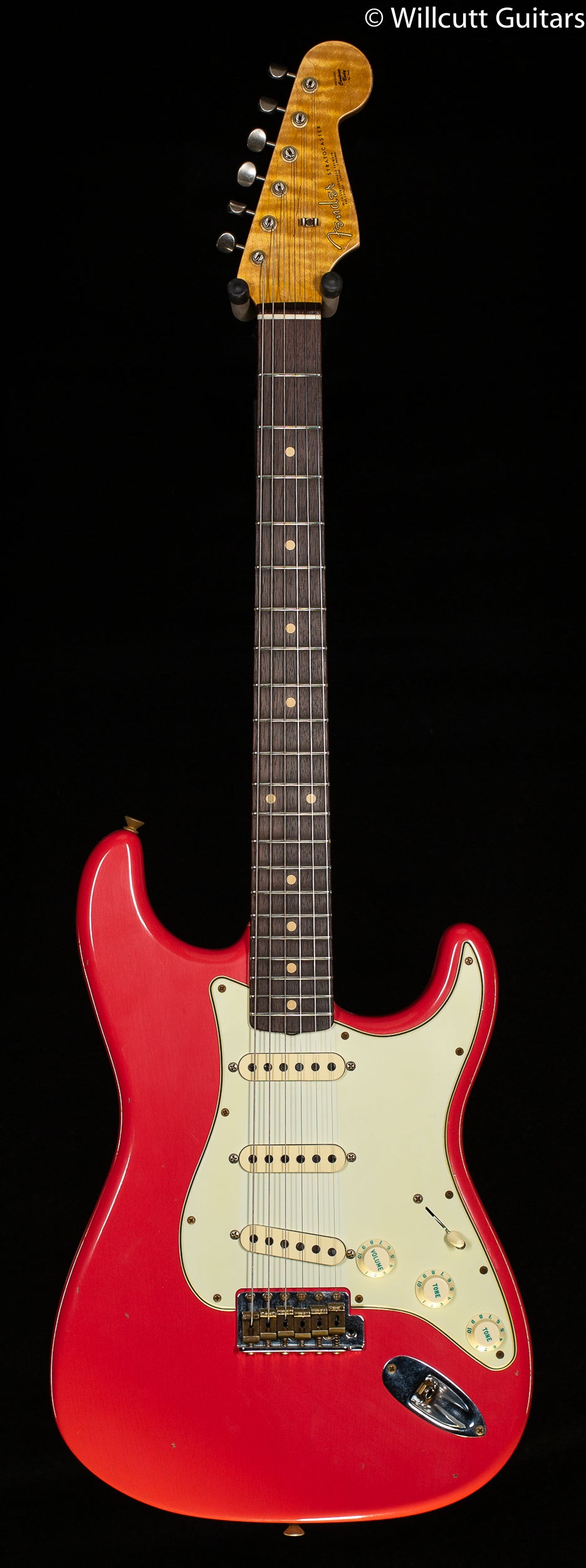 Fender Custom Shop Willcutt True &#39;62 Stratocaster Journeyman Relic Fiesta Red 60s Oval C