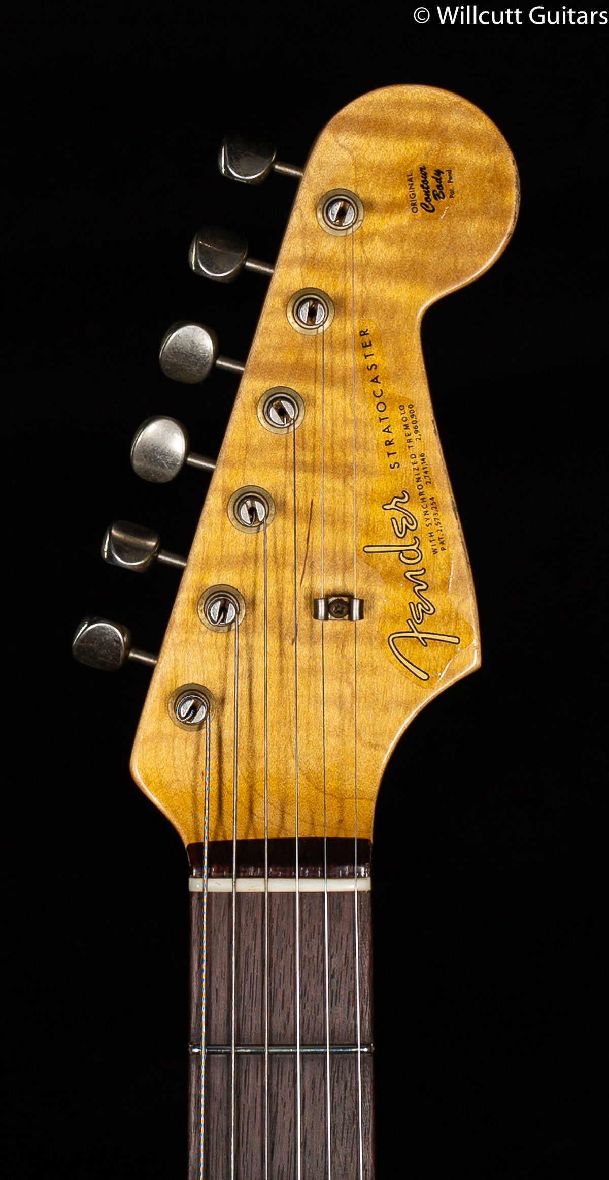 Fender Custom Shop Willcutt True &#39;62 Stratocaster Journeyman Relic Fiesta Red 60s Oval C