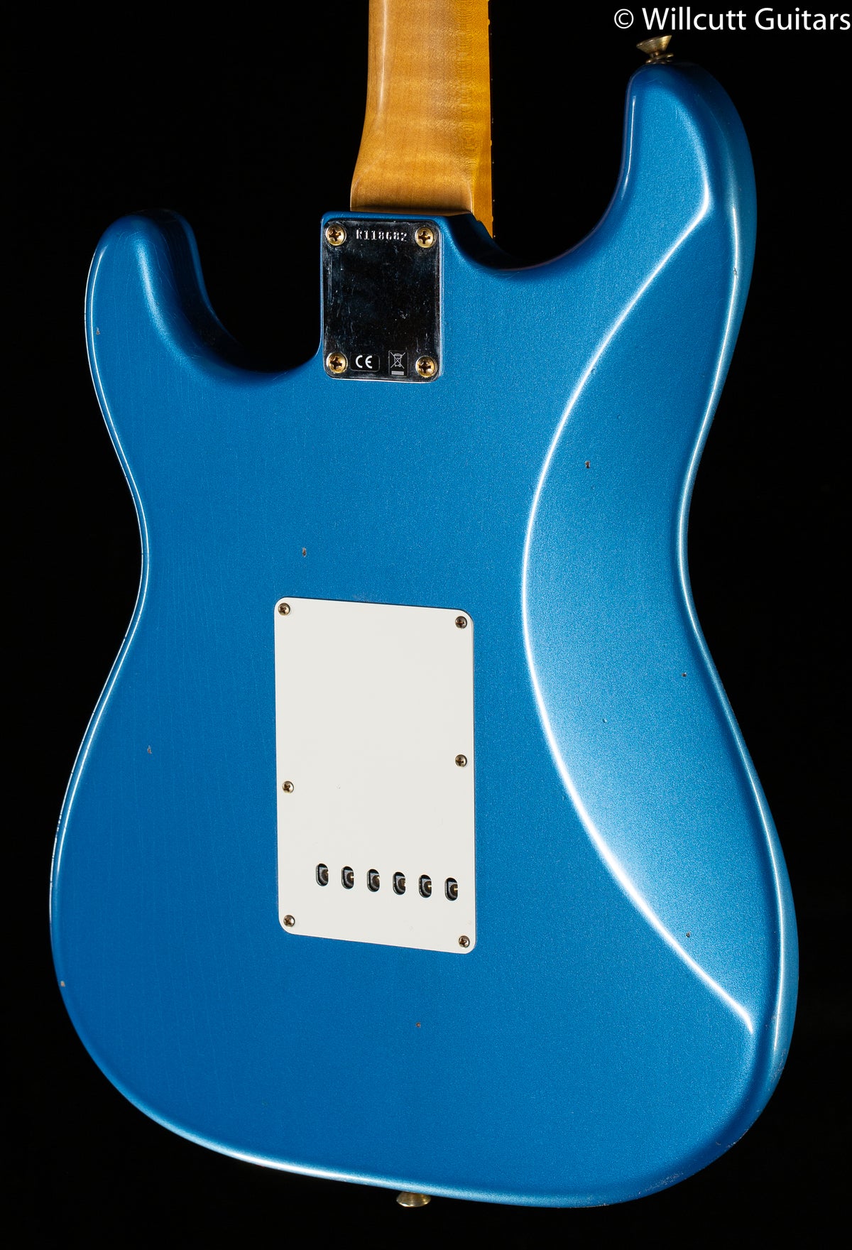 Fender Custom Shop Willcutt True &#39;62 Stratocaster Journeyman Relic Lake Placid Blue 59 C (682)