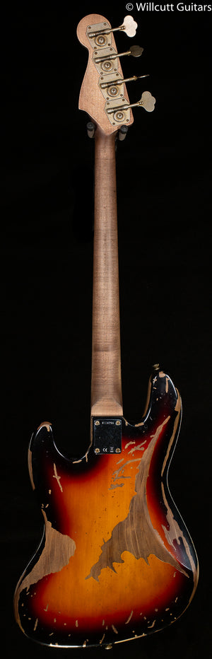 Fender Custom Shop Jaco Pastorius Tribute Fretless Jazz Bass Rosewood Fingerboard 3-Color Sunburst (795)