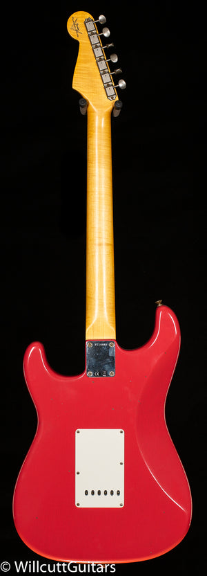 Fender Custom Shop Willcutt True '62 Stratocaster Journeyman Relic Fiesta Red Large C (882)